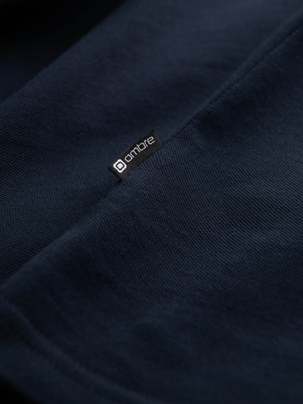 Ombre Clothing Polo da uomo blu scuro Ombre Clothing