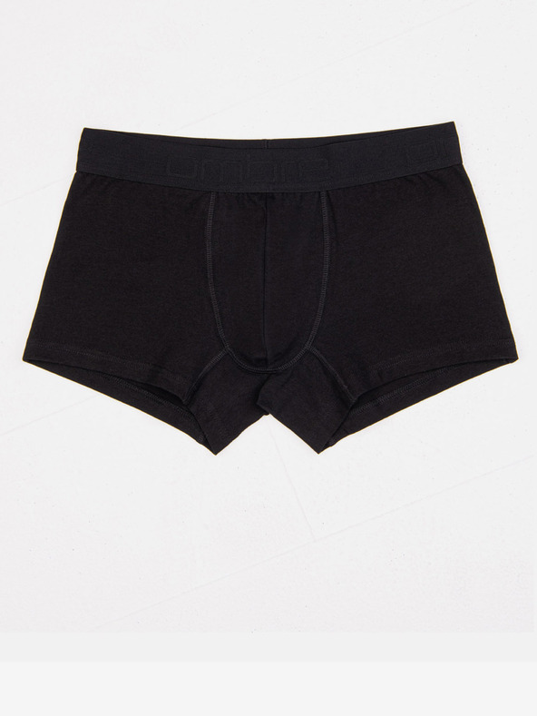 Ombre Clothing Set di tre boxer da uomo in grigio, bianco e nero Ombre Clothing