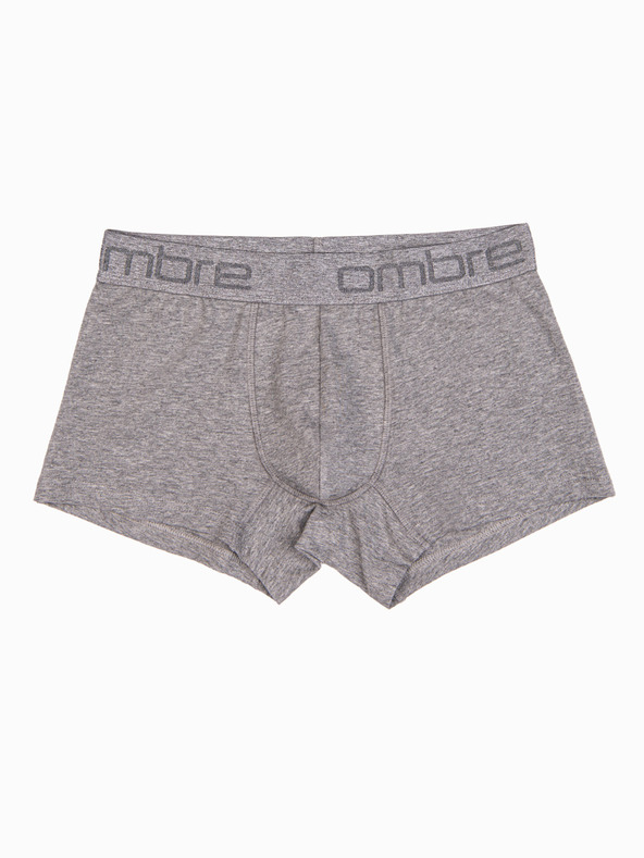 Ombre Clothing Set di tre boxer da uomo in grigio, bordeaux e nero Ombre Clothing