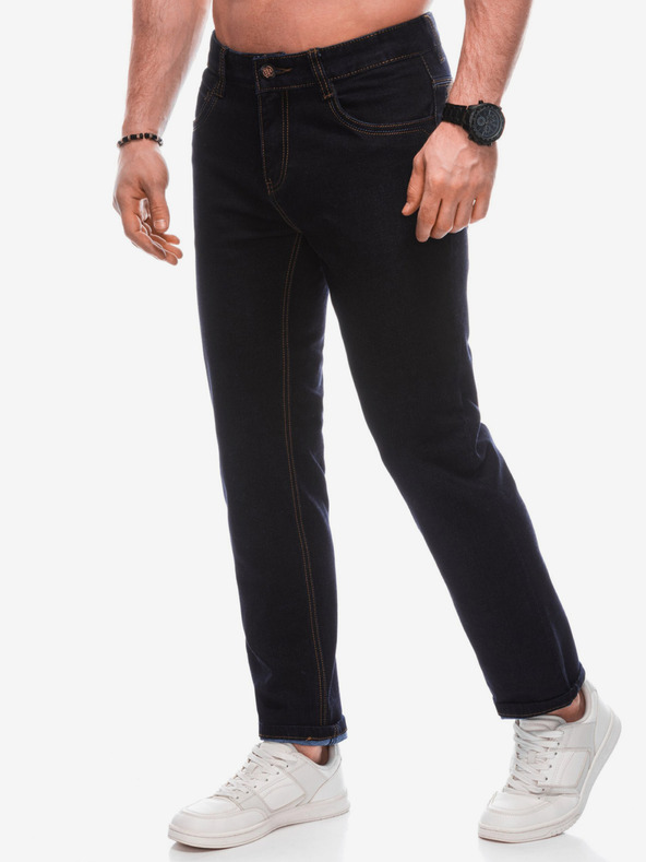 Edoti Jeans da uomo blu scuro Edoti