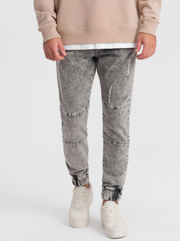 Ombre Clothing Jeans grigi da uomo Abbigliamento Ombre
