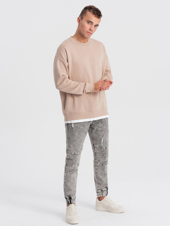 Ombre Clothing Jeans grigi da uomo Abbigliamento Ombre