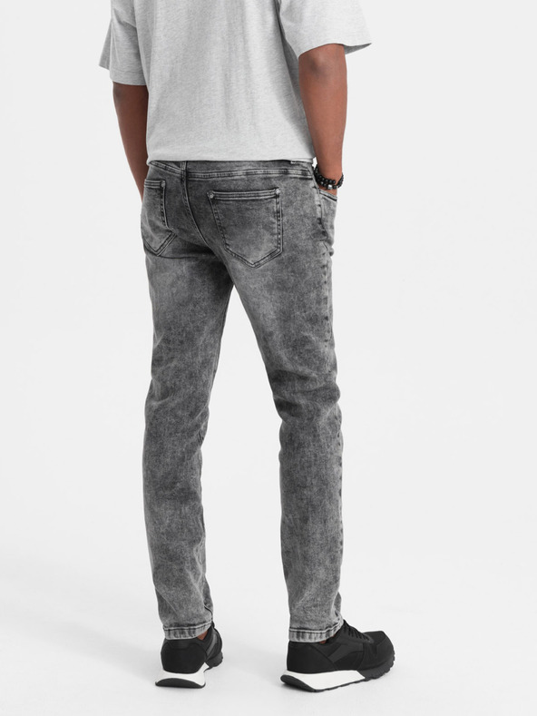 Ombre Clothing Jeans slim fit da uomo grigi Ombre Clothing