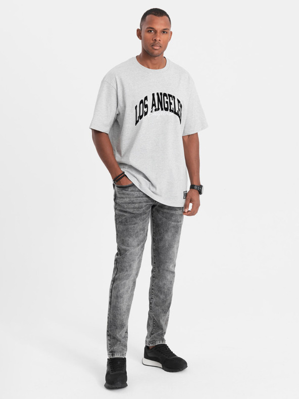 Ombre Clothing Jeans slim fit da uomo grigi Ombre Clothing