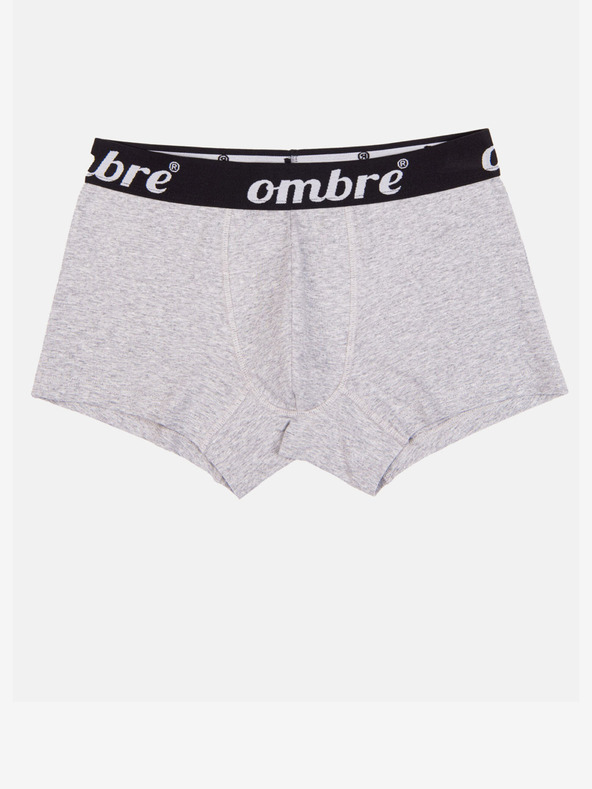 Ombre Clothing Set di sette boxer da uomo in grigio, blu scuro, bianco e nero Ombre Clothing