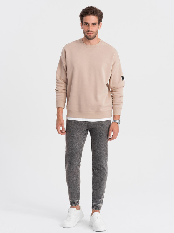 Ombre Clothing Jeans grigi da uomo Abbigliamento Ombre