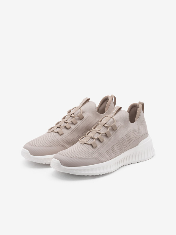 Ombre Clothing Scarpe da ginnastica beige da uomo Ombre Clothing