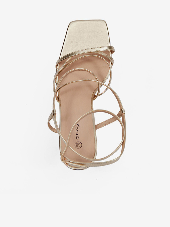 Orsay Sandali dorati da donna con tacco ORSAY