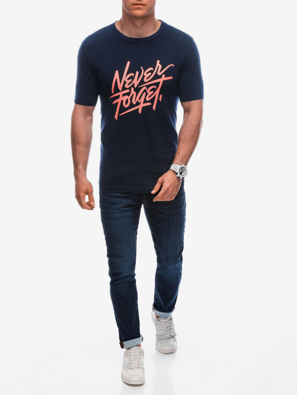 Edoti Maglietta Edoti blu scuro da uomo