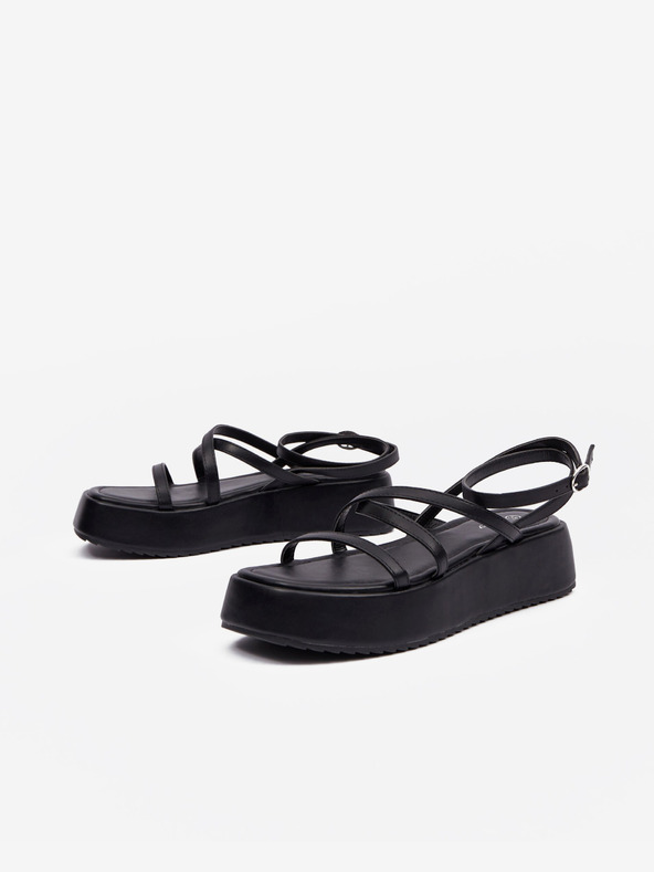 Orsay Sandali neri da donna con plateau ORSAY