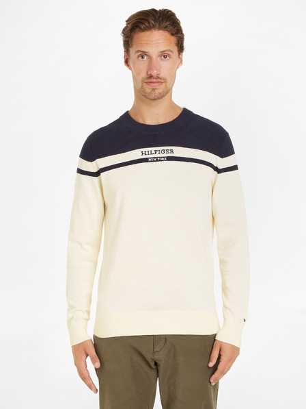 Tommy Hilfiger Colorblock Graphic Sweater