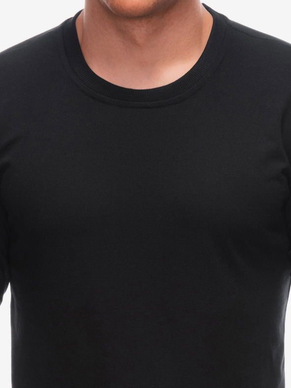 Edoti Felpa basic nera da uomo Edoti