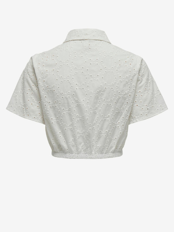 ONLY Camicia cropped bianca da donna ONLY Kala Alicia