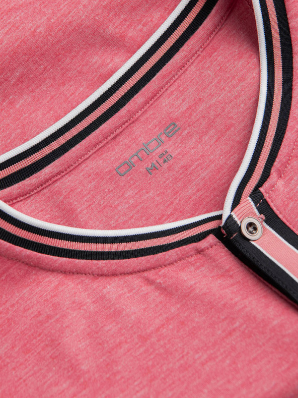 Ombre Clothing Camicia button down uomo rosa antico Abbigliamento Ombre