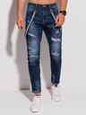 Edoti Jeans uomo blu scuro effetto strappato Edoti