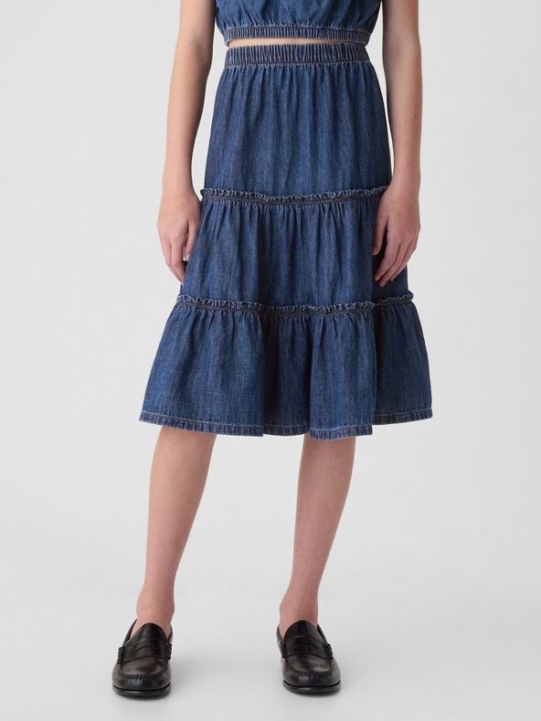 GAP Gonna di jeans midi per bambini GAP