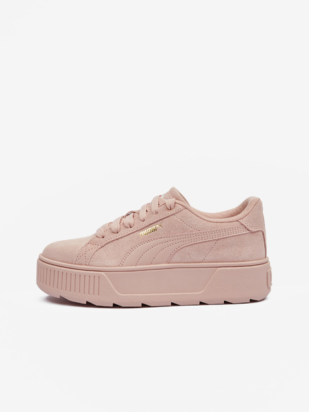 Puma Sneakers da donna rosa antico in pelle scamosciata Puma Karmen