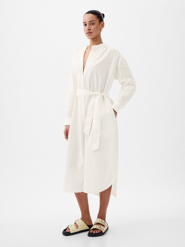 GAP Vestito camicia oversize in lino GAP