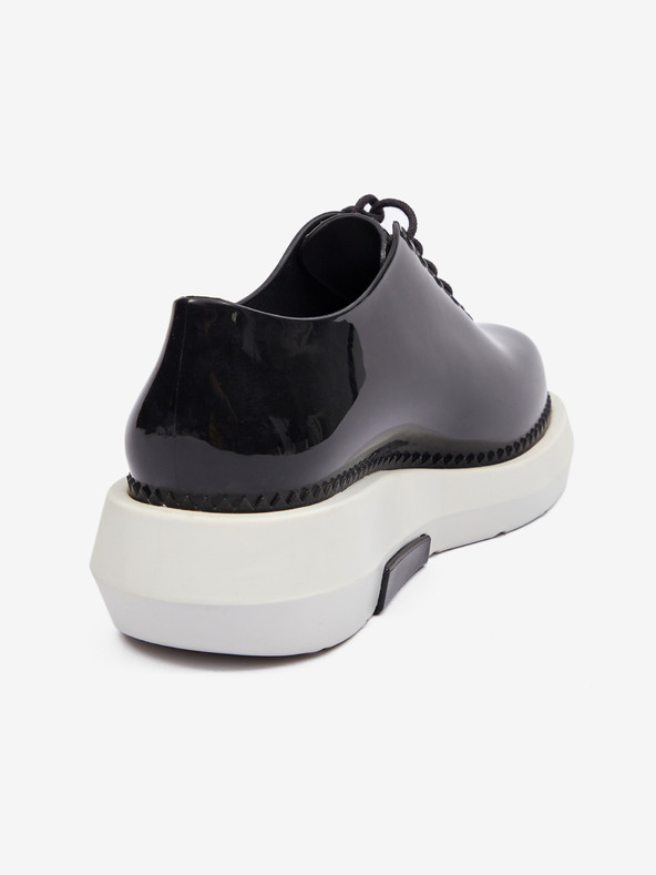 Melissa Scarpe semipiattaforma grunge da donna nere + Vitorino Campos