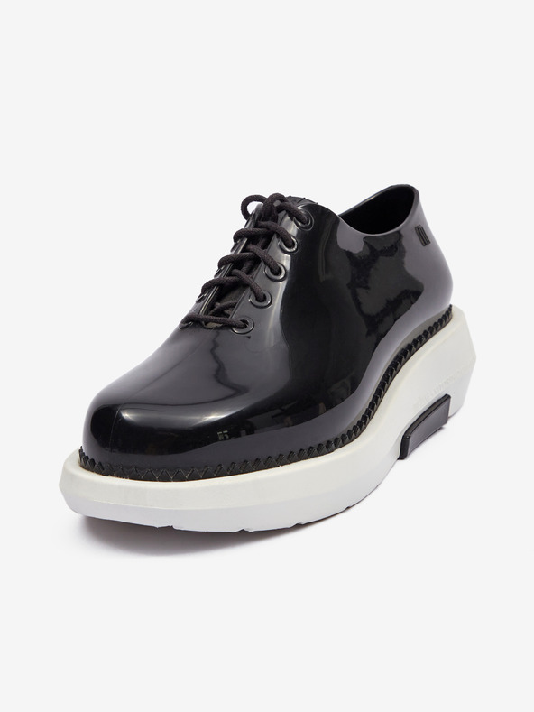 Melissa Scarpe semipiattaforma grunge da donna nere + Vitorino Campos