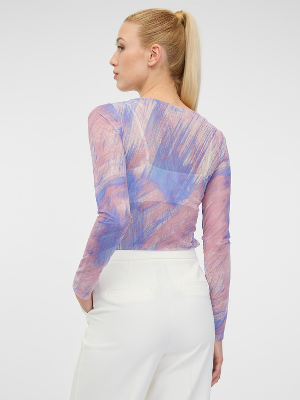 Orsay Maglia a maniche lunghe stampata rosa chiaro da donna ORSAY