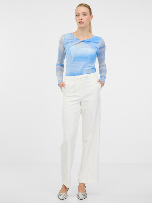 Orsay Maglia a maniche lunghe stampata blu da donna ORSAY