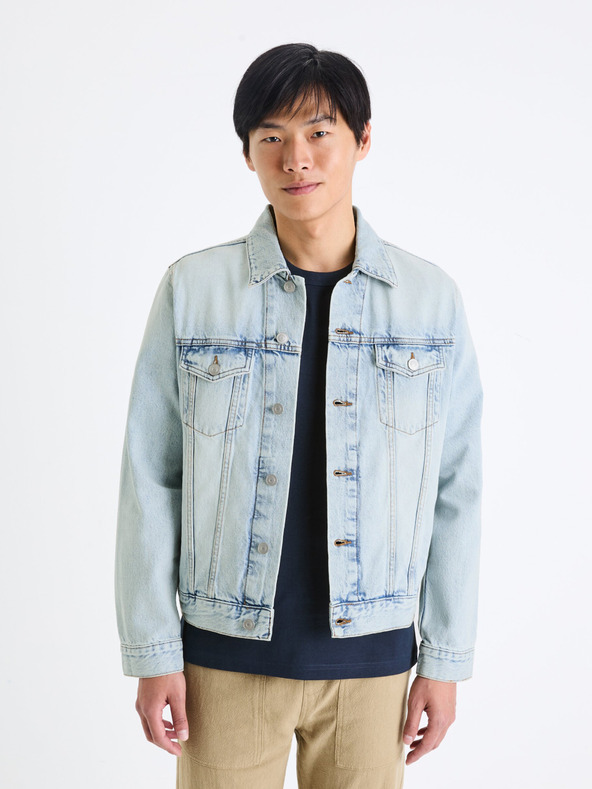 Celio Giacca in denim Celio Gudens blu chiaro da uomo