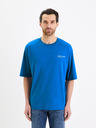 Celio Maglietta blu in cotone Celio Gesympa