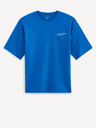 Celio Maglietta blu in cotone Celio Gesympa