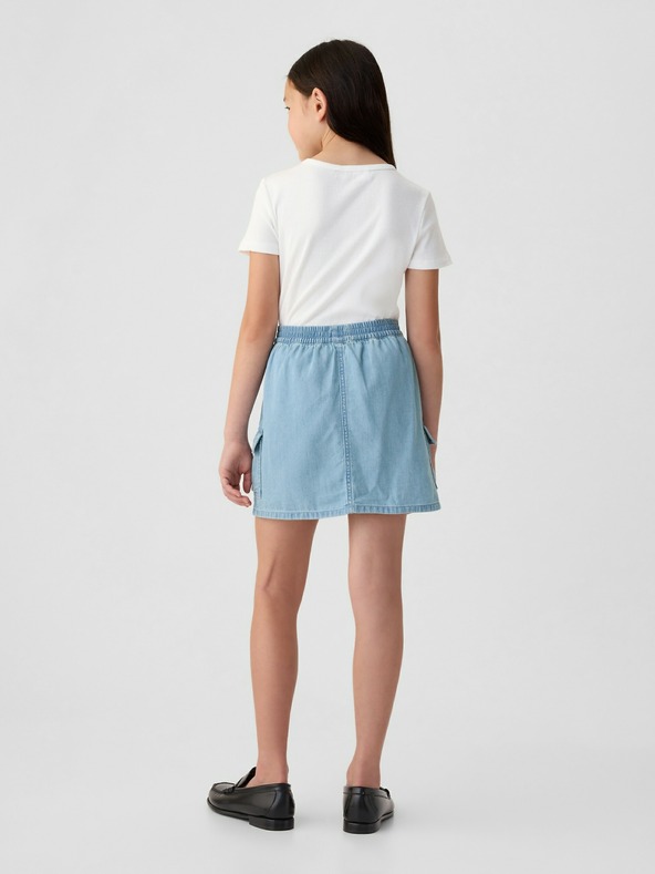 GAP Kids' Denim Cargo Skirt GAP