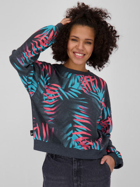 Alife and Kickin Felpa fantasia grigio scuro da donna Alife and Kickin