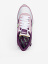 Puma Sneakers da donna bianche e viola con dettagli in pelle scamosciata Puma Future Rider Soft