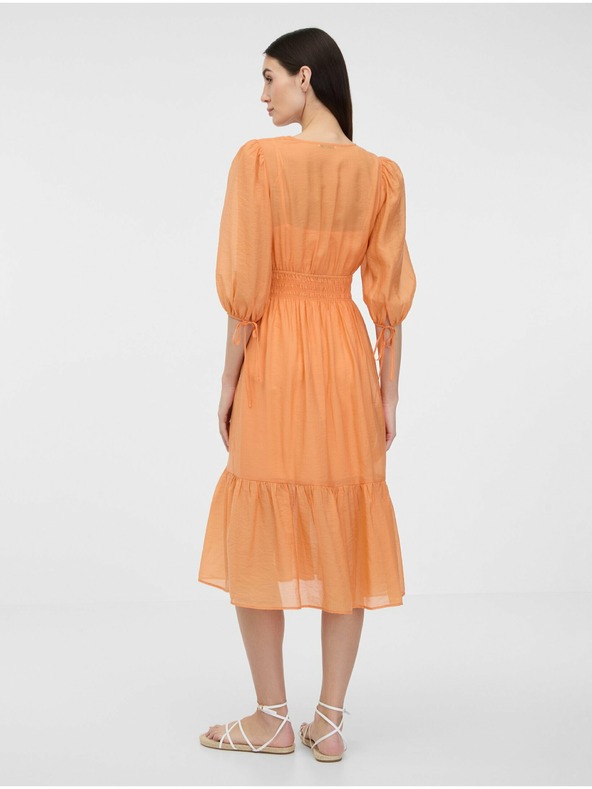 Orsay Abito midi arancione da donna ORSAY