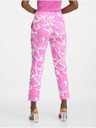 Orsay Pantaloni rosa e bianchi da donna a fantasia ORSAY