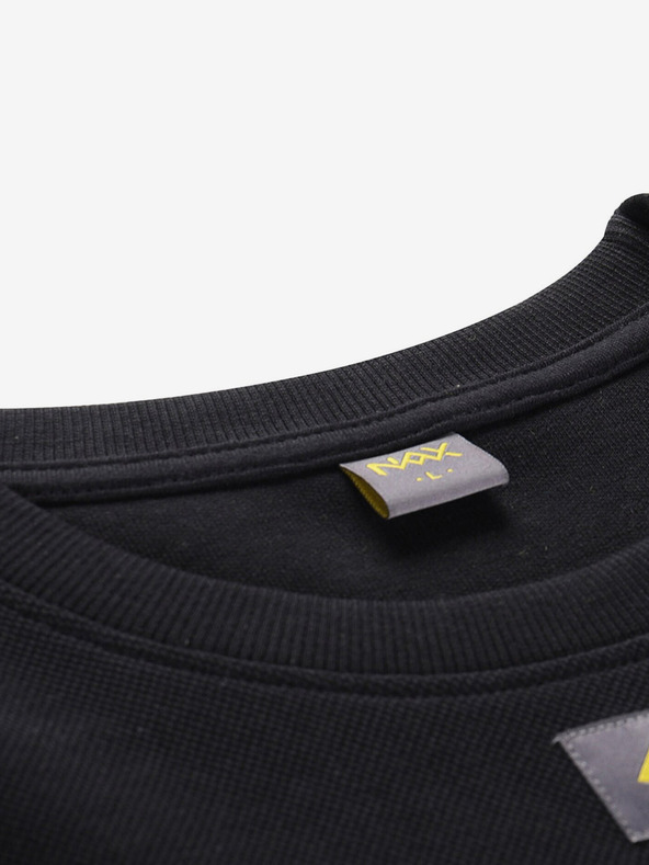 NAX Felpa con cappuccio nera da uomo NAX Logen