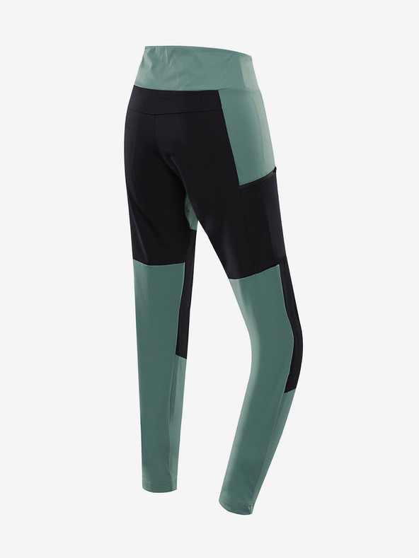 ALPINE PRO Leggings outdoor Alpine Pro verde da donna RENZA