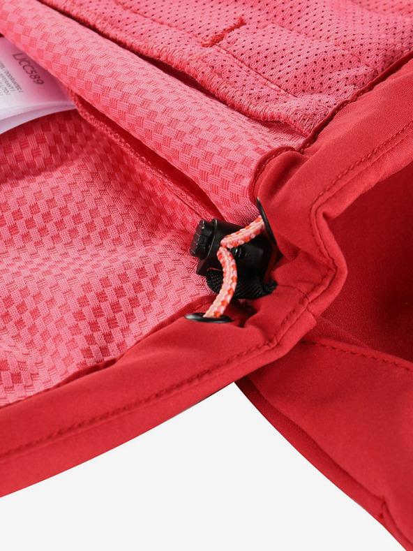 ALPINE PRO Giacca softshell da donna rossa con membrana Alpine Pro ESPRITA