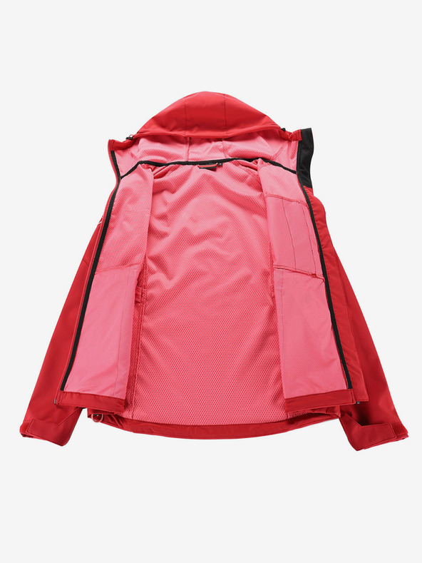 ALPINE PRO Giacca softshell da donna rossa con membrana Alpine Pro ESPRITA