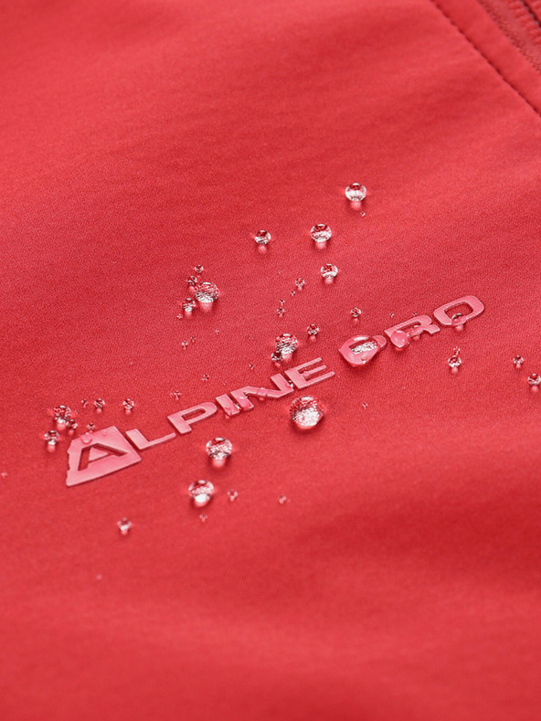 ALPINE PRO Giacca softshell da donna rossa con membrana Alpine Pro ESPRITA