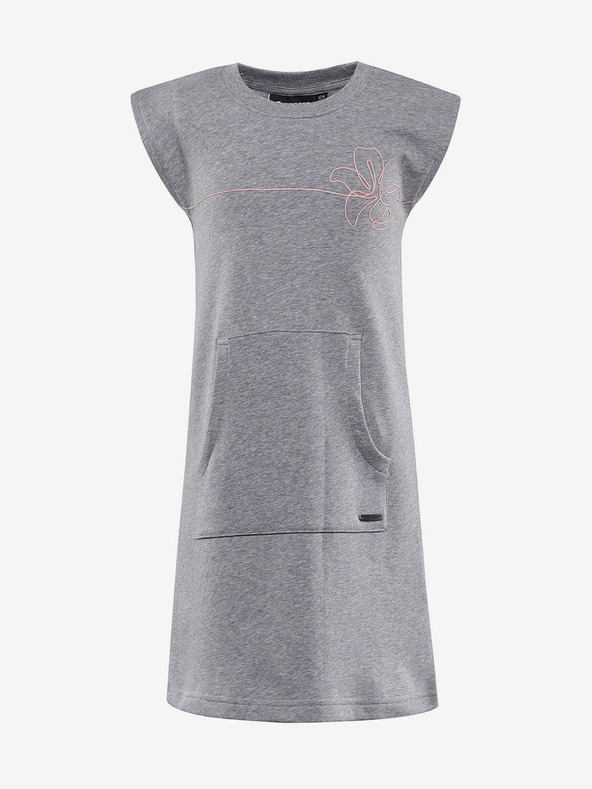 ALPINE PRO Vestito grigio da bambina Alpine Pro HUDERO