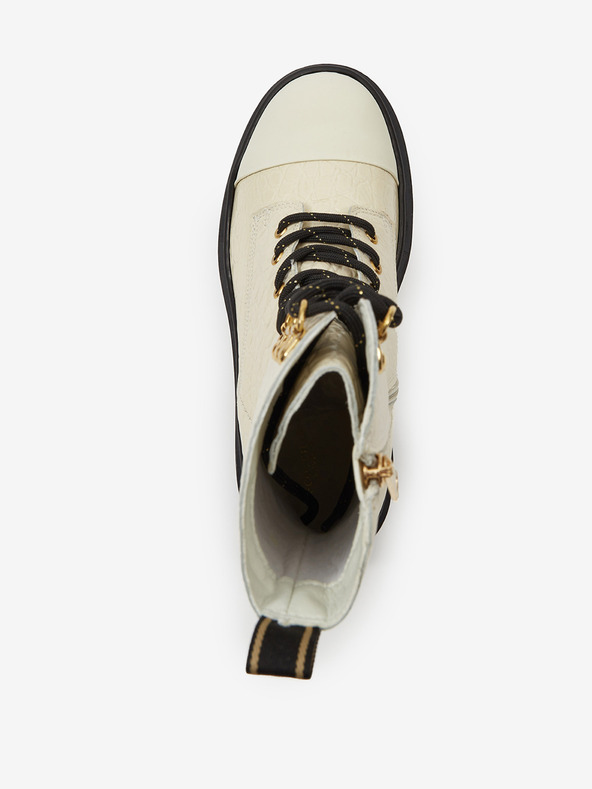 Scotch & Soda Crema Donna Scotch & Soda Aubri Mid Boot Off Wht Croco