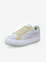 Puma Sneakers da donna gialle e grigie con dettagli in pelle scamosciata Puma Suede Mayu