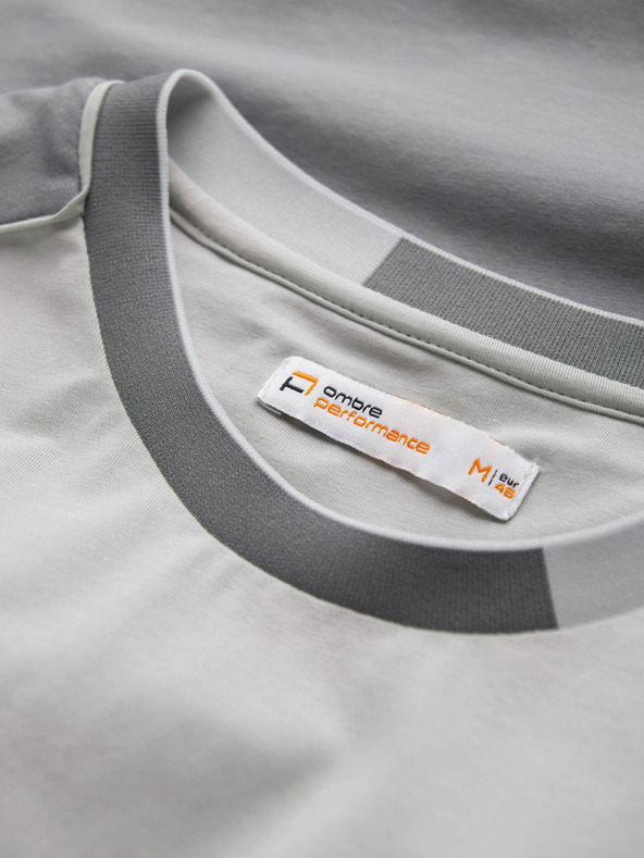 Ombre Clothing Maglietta grigia da uomo Ombre Clothing