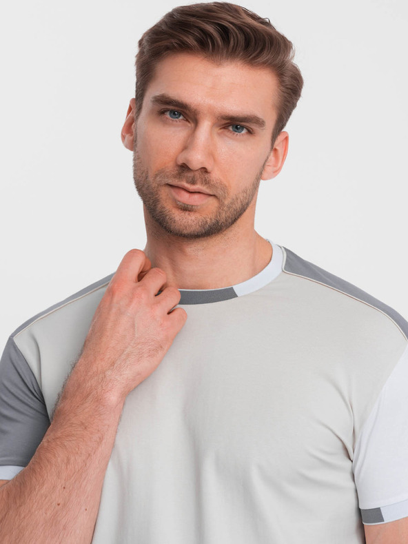 Ombre Clothing Maglietta grigia da uomo Ombre Clothing