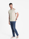 Ombre Clothing T-shirt marrone da uomo Ombre Clothing