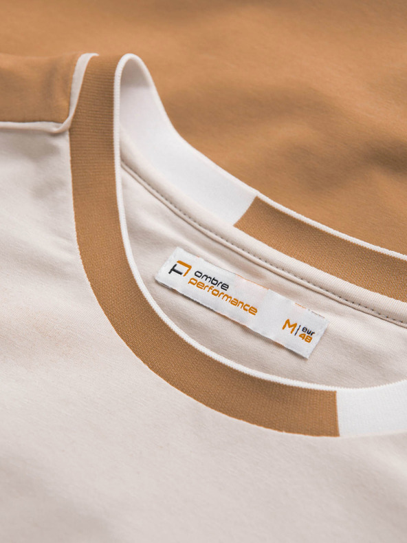 Ombre Clothing T-shirt marrone da uomo Ombre Clothing