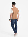 Ombre Clothing T-shirt marrone da uomo Ombre Clothing