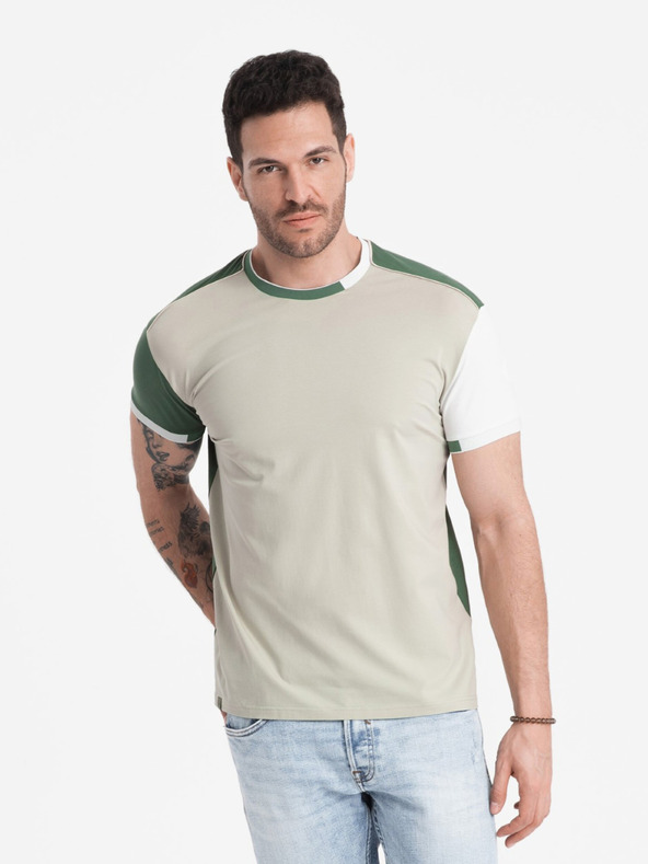 Ombre Clothing Camicia verde chiaro da uomo Ombre Clothing