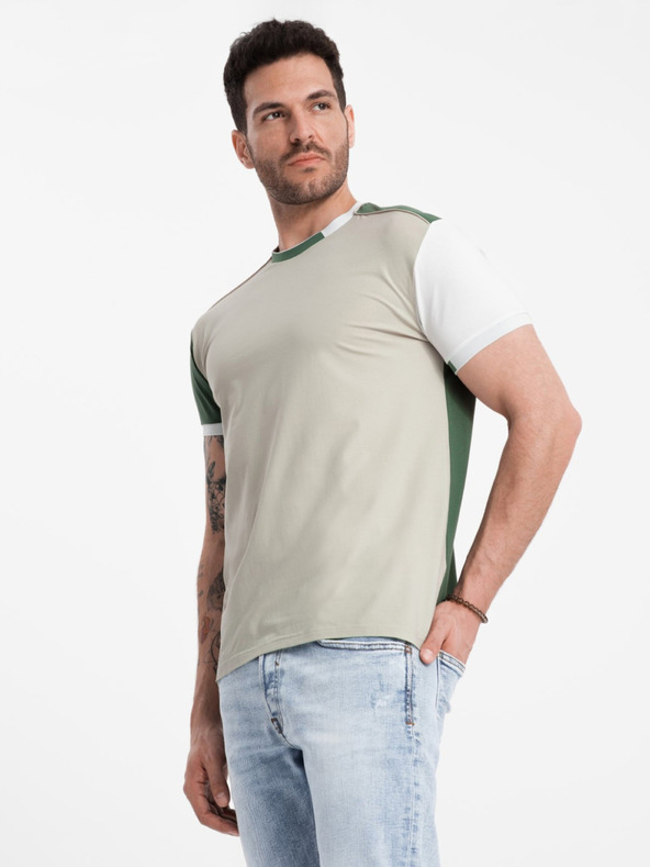 Ombre Clothing Camicia verde chiaro da uomo Ombre Clothing