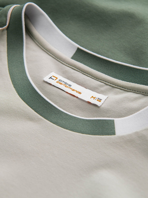 Ombre Clothing Camicia verde chiaro da uomo Ombre Clothing